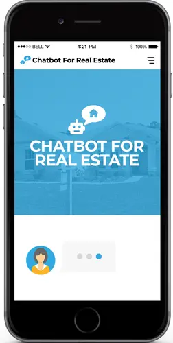 Real estate chatbot template preview